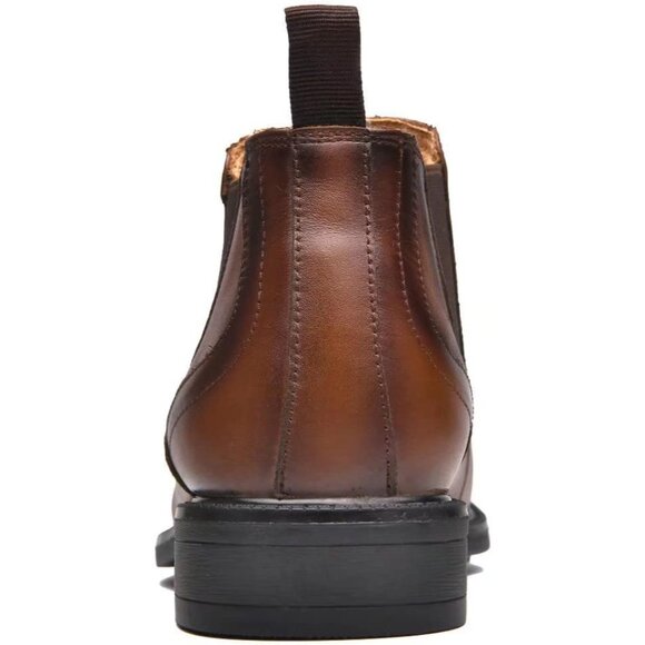 Elegant Men's Chelsea Ankle Boots - Premium Leather, Casual & Formal Wear - Picture 4 of 7